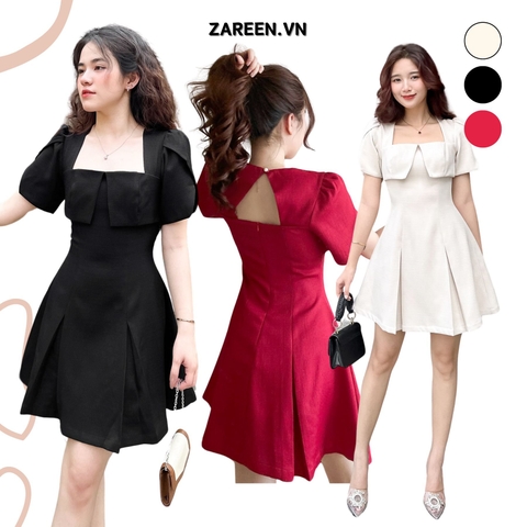 ĐẦM DÁNG XÒE TAY PHỒNG ZAREEN DAX80
