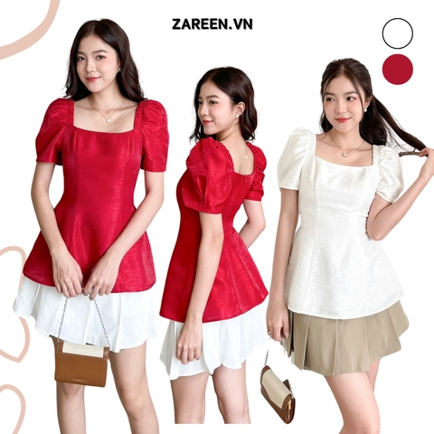 ÁO PEPLUM TAY PHỒNG ZAREEN VOA127