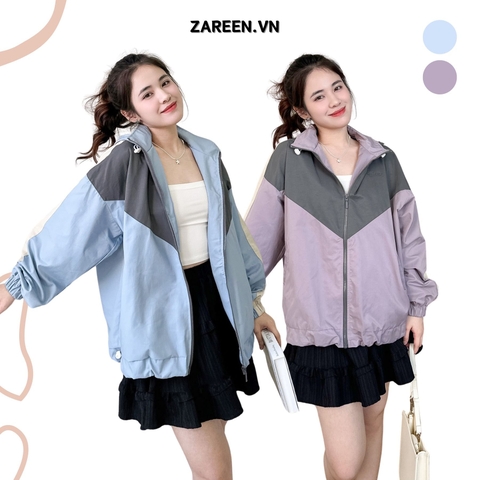 ÁO KHOÁC DÙ PHỐI MÀU ZAREEN JCK10
