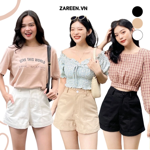 QUẦN SHORT KAKI XĂN LAI ZAREEN SHO32