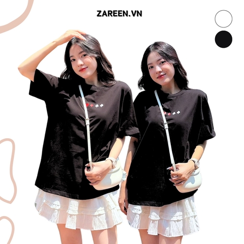 ÁO THUN BASIC CARD ICON ZAREEN THU158