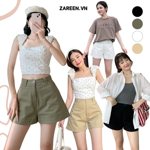 QUẦN SHORT KAKI ỐNG RỘNG ZAREEN SHO43