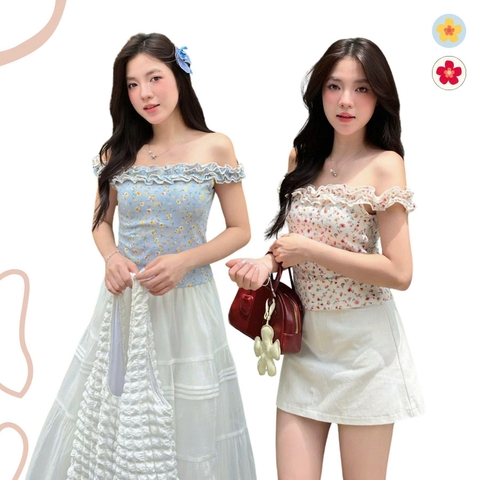 ÁO THUN HOA BÈO VAI ZAREEN THU171