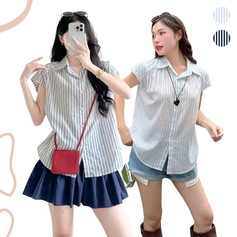 ÁO SƠ MI SỌC BASIC ZAREEN SOM76