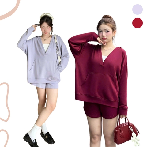 SET ÁO HOODIE VÀ QUẦN SHORT ZAREEN SET03