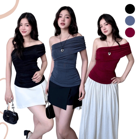 ÁO THUN ÔM LỆCH VAI ZAREEN THU174