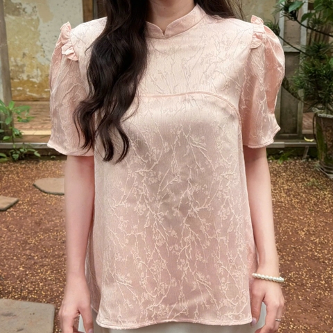 ÁO GẤM TAY PHỒNG ZAREEN VOA144