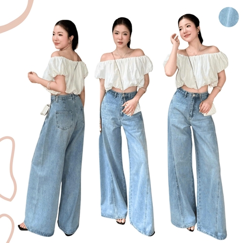 QUẦN JEANS ỐNG LOE TO DÁNG SUÔNG ZAREEN JEA149
