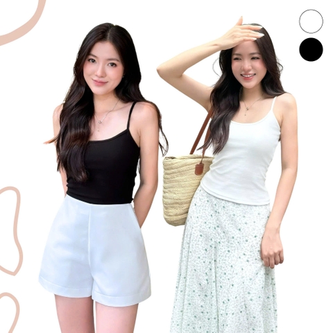 ÁO THUN 2 DÂY CỔ TRÒN BASIC ZAREEN OAL06