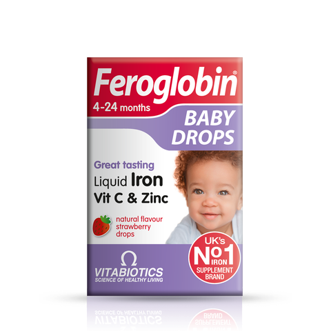 Feroglobin Baby Drops Liquid Iron- Bổ sung Sắt, Kẽm và vitamin C cho trẻ từ 4-24 tháng