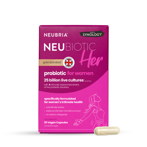 Men vi sinh Neubria NeuBiotic Her cho chị em phụ nữ của Anh với 25 tỉ lợi khuẩn