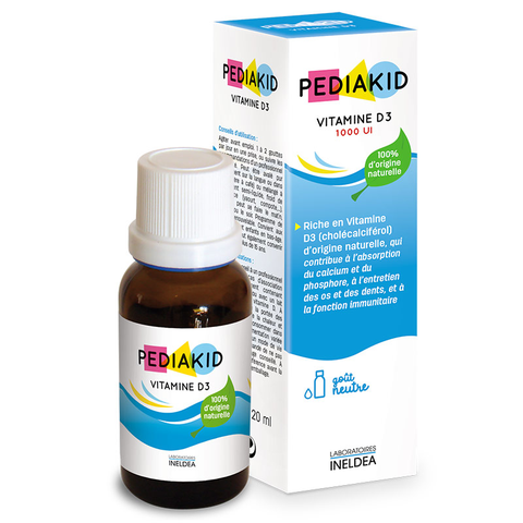 Pediakid Vitamin D3 Cho Bé Từ Sơ Sinh- hàng nội địa Pháp