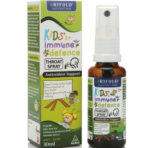 Xịt Đau Họng Tăng Đề Kháng Kid Immune Defence