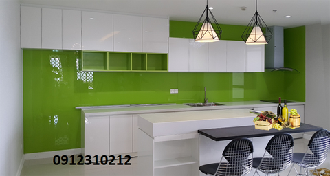 Kính ốp bếp cường lực đẹp giá rẻ