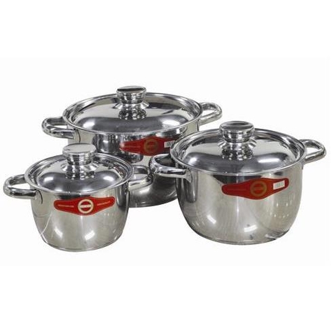 MT-Bộ nồi inox HomeLux  3 đáy HL-06C