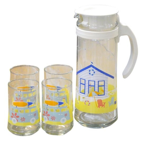 Bộ bình +4 cốc hoa Hình ngôi nhà 3GS000005