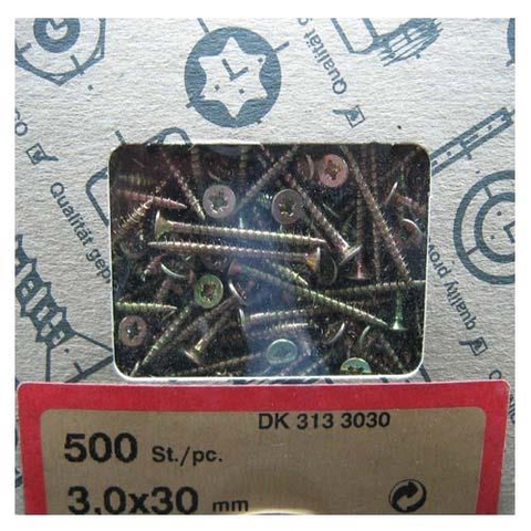 Đinh vít đa năng mạ đồng 3,0x30