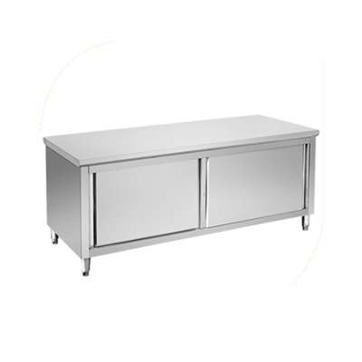 Quầy inox cửa lùa
