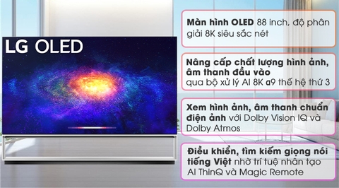 Smart Tivi OLED LG 8K 77 inch 77ZXPTA Model 2020