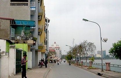Giá đất bồi thường đường Văn Cao - Hồ Tây hơn 31 triệu đồng/m2
