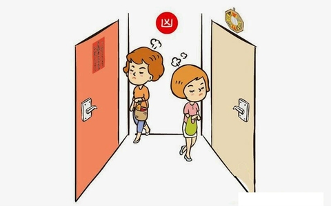 Cách hóa giải phong thủy khi cửa căn hộ chung cư đối diện nhau