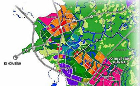 Hà Nội đang lập 25 đồ án quy hoạch đô thị vệ tinh