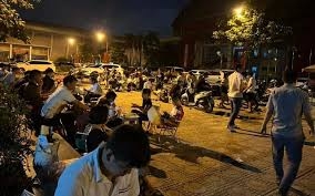 Xuyên đêm đấu giá đất huyện ven Hà Nội, lô cao nhất trả 127 triệu đồng/m2