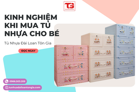 Kinh nghiệm mua tủ nhựa cho bé và những điều bố mẹ nên cân nhắc