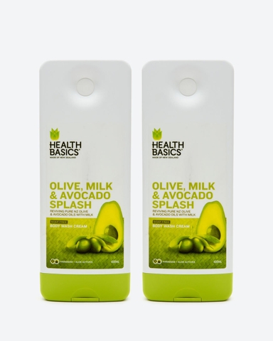 Bộ: 2 Sữa Tắm Olive, Sữa & Bơ 400ml