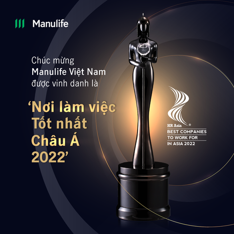 Manulife Việt Nam nhận giải thưởng 