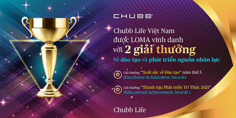 Chubb Life Việt Nam được LOMA vinh danh với 2 giải thưởng về đào tạo và phát triển nguồn nhân lực
