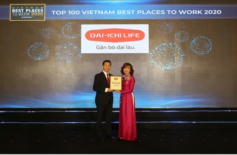 Dai-ichi Life Việt Nam được vinh danh trong Top 2 Nơi làm việc tốt nhất Ngành Bảo hiểm