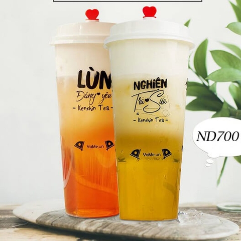 Cốc nhựa (ly nhựa) đáy bằng PP dày 700ml