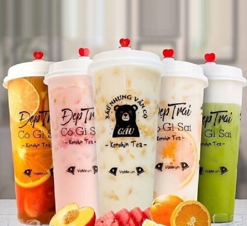 Cốc nhựa (ly nhựa) Tim 500ml - dày