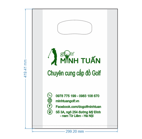 Túi nilon trắng sứ