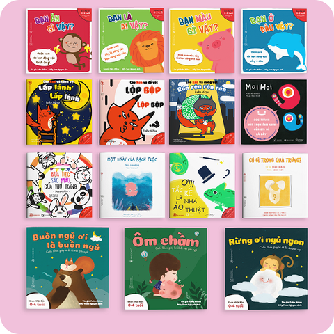 Bộ sách ehon 15 cuốn mà bé từ 0 - 3 tuổi không thể thiếu