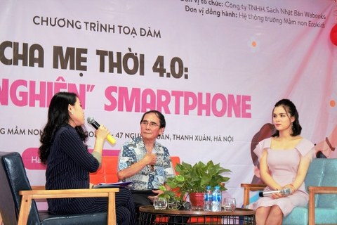 Tọa đàm “Cha mẹ thời 4.0 – Con “nghiện” smartphone”: Con cần được vui chơi lành mạnh để tránh tác hại của smartphone