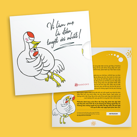 TRI ÂN NGÀY QUỐC TẾ PHỤ NỮ 8-3 WABOOKS TẶNG CUỐN EHON NỔI TIẾNG "MẸ CŨNG VẬY" PHIÊN BẢN ĐẶC BIỆT ĐANG ĐƯỢC ĐÓN CHỜ NHẤT