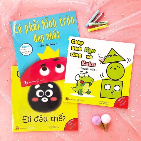 Sách Ehon hình khối bí quyết để bé phát triển thị giác ngay từ giai đoạn sơ sinh