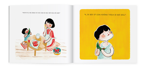 TẬP THỂ THAO CÙNG KENTA - Kenta học bơi