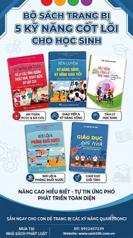 BỘ 5 SÁCH DÀNH CHO QUÝ THẦY CÔ VÀ PHỤ HUYNH VỀ BẢO VỆ VÀ ĐỒNG HÀNH CÙNG CON TOÀN DIỆN