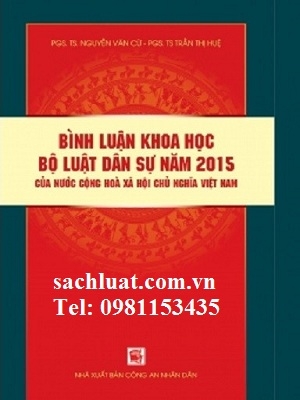 Sách Bình luận khoa học Bộ luật Dân sự năm 2015