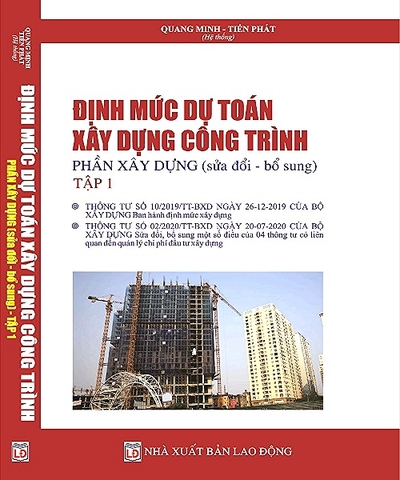 Định Mức Dự Toán Xây Dựng - Phần Xây Dựng (Sửa đổi, bổ sung)