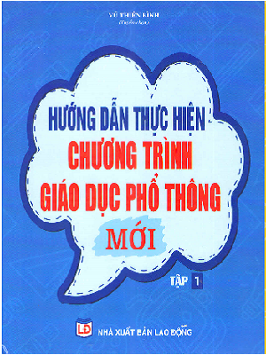 Hướng Dẫn Thực Hiện Chương Trình Giáo Dục Phổ Thông Mới