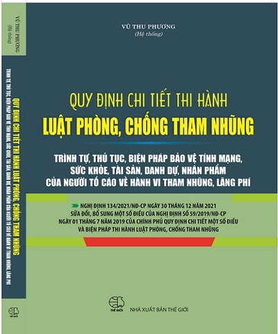 Quy Định Chi Tiết Thi Hành Luật Phòng, Chống Tham Nhũng 2022