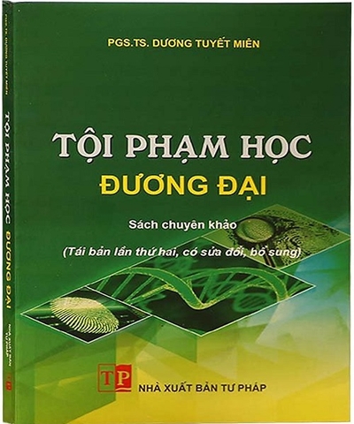 Sách Tội phạm học đương đại (PGS.TS. Dương Tuyết Miên)