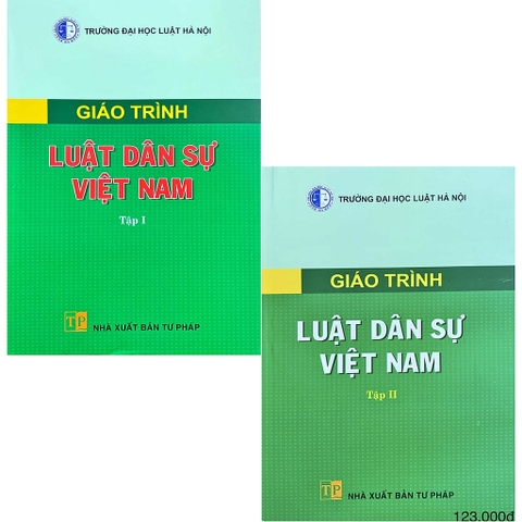 Sách - Giáo trình Luật dân sự Việt Nam (tập 1 và 2)