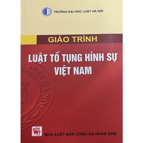Sách - Giáo Trình Luật Tố Tụng Hình Sự Việt Nam