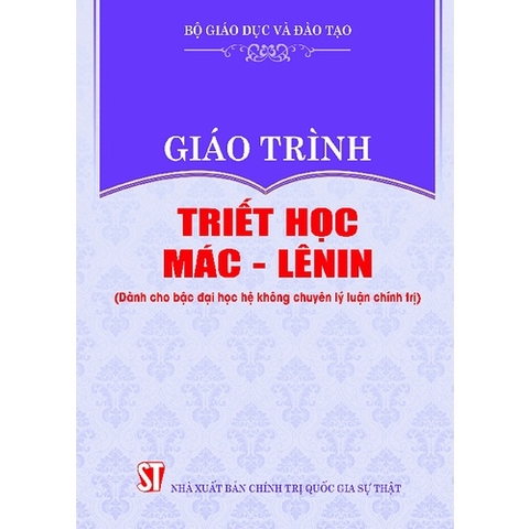 Sách - Giáo trình Triết học Mác – Lênin