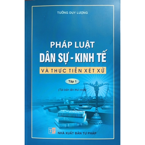 Sách - Pháp Luật Dân Sự kinh Tế Và Thực Tiễn Xét Xử ( Tập 1 )